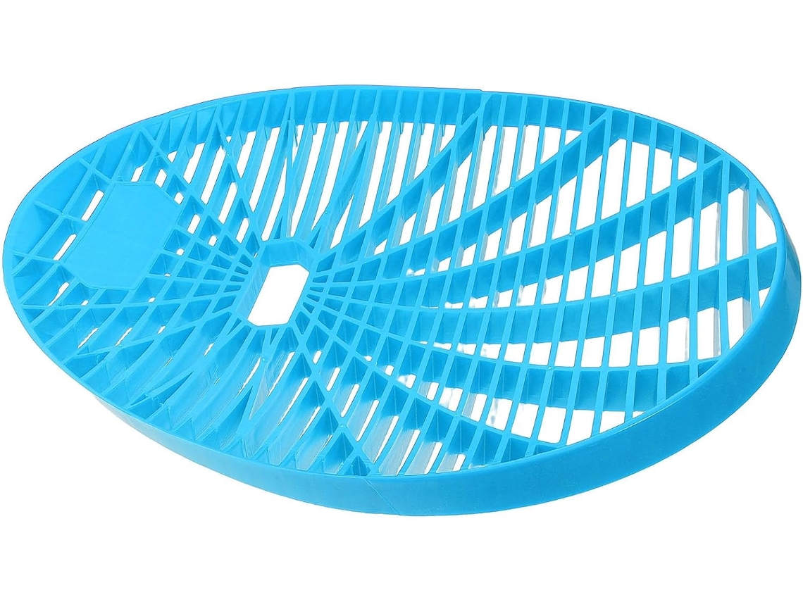 Balde de plástico azul para lavagem de carros com isolamento térmico.