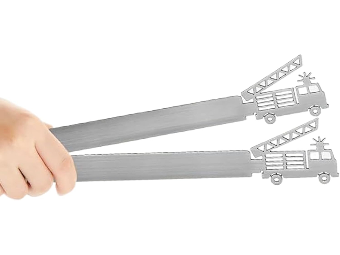 Pinças De Aço Inoxidável, 29cm, Design De Caminhão Bombeiros Em Aço Inoxidável