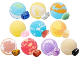 Bola De Banho Infantil Jogo Planeta Colorido Com Surpresas Dentro
