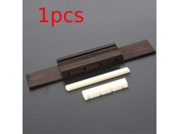 Porca Abs Marfim E Rastilho Ranhurado Ponte De Jacarandá 110 Mm Em Peças Para Ukulele Intercambiáveis, Acessórios Musicais Alta Qualidade Slowmoose