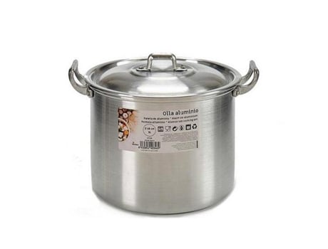 Panela de Cozedura Lenta Alumínio (20 x 17 x 23 cm)
