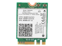 Placa De Rede Sem Fio (banda Dupla 867m Bluetooth 4.0) Versão Oficial Intel 7265ngw 7265ac