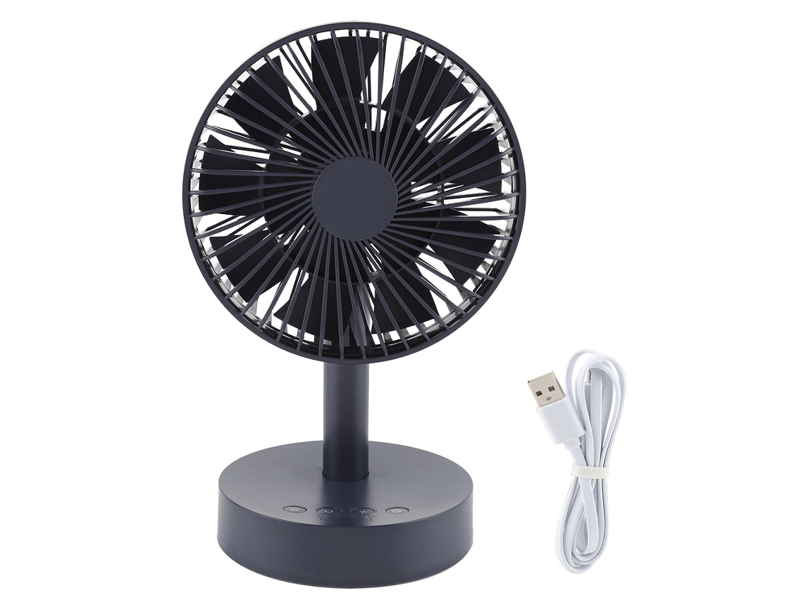 Laxiscreed Ventilador De Mesa Usb Com Três Velocidades E Design Compacto Para O Seu Espaço