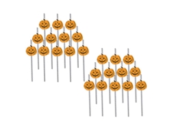 24 Unidades De Canudos Para Festa De Halloween Allinless