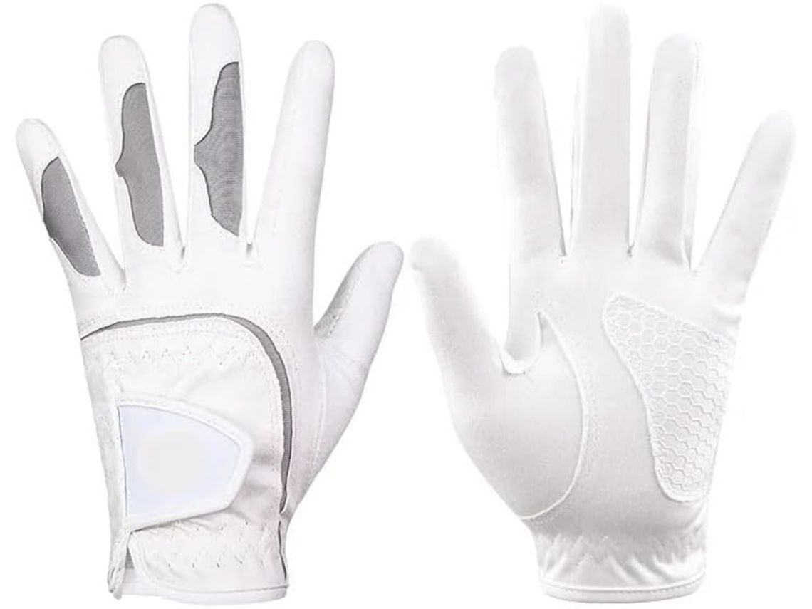 Luvas de Golfe Femininas, para a Mão Esquerda e Direita, com Proteção Respirável para a Palma da Mão, Luvas Es