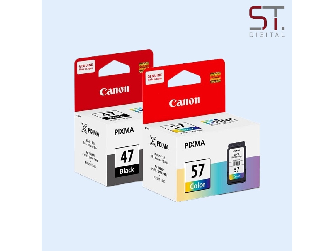 Conjunto 47 E 57canon 47 Preto 57 Para E480 E410 E400 E460 E417 E470 E3170 E3370 E4270 Pg-47 / Pg47 Cl-57 / Cl57