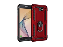Phone Case For Galaxy J7 Prime For On7 2016 Rugged Pc Shockproof Protective Mobile Phone Back Cover 5.5inch Red LAXISCREED