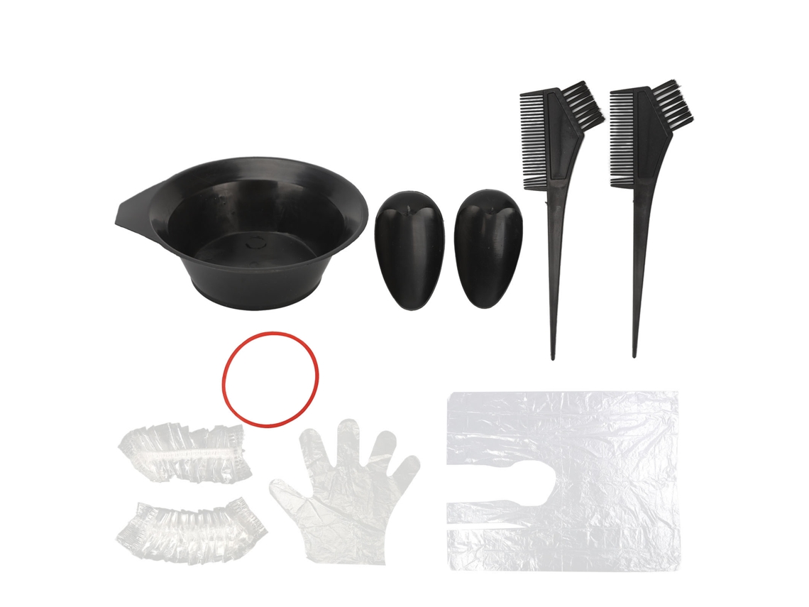 Kit De Tingimento De Cabelo Colorir - Fácil Aplicação