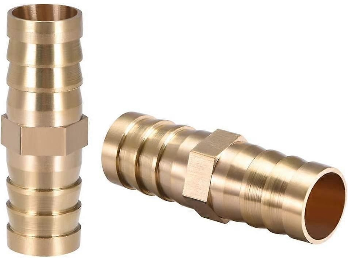 Conector De Latão Rosqueado Para Mangueira, 16 Mm Ou 5/8 Polegadas, Para Ar, Água Ou Combustível (2 Peças)