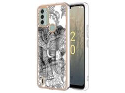Capa De Celular Imd Dupla Face Em Mármore Galvanizado