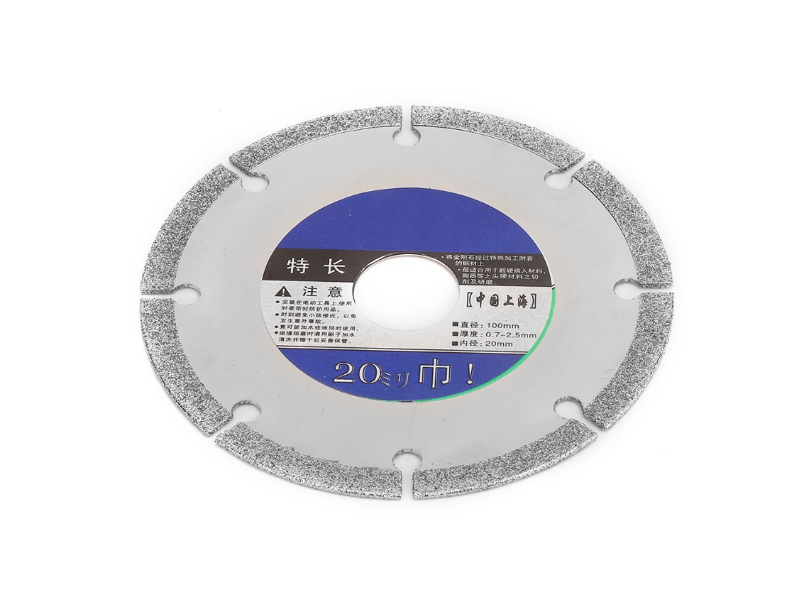 Disco De Corte Diamante Electroplado 100mm Para Concreto, Mármore, Esmeralda, Roda De Polimento Para Esmerilhadeira De Ângulo