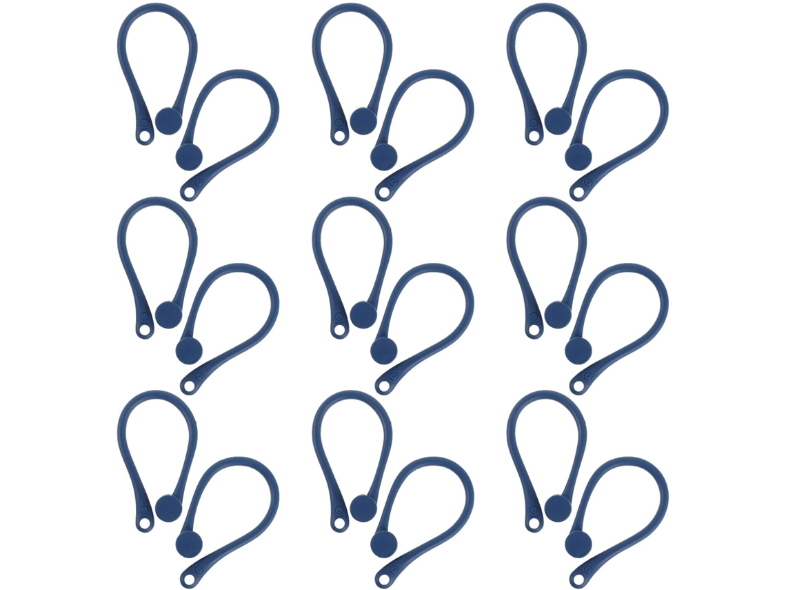 Ganchos De Orelha Antiderrapantes Azuis Lurrose Para Fones De Ouvido Sem Fio, 20 Pares, Acessórios Esportivos
