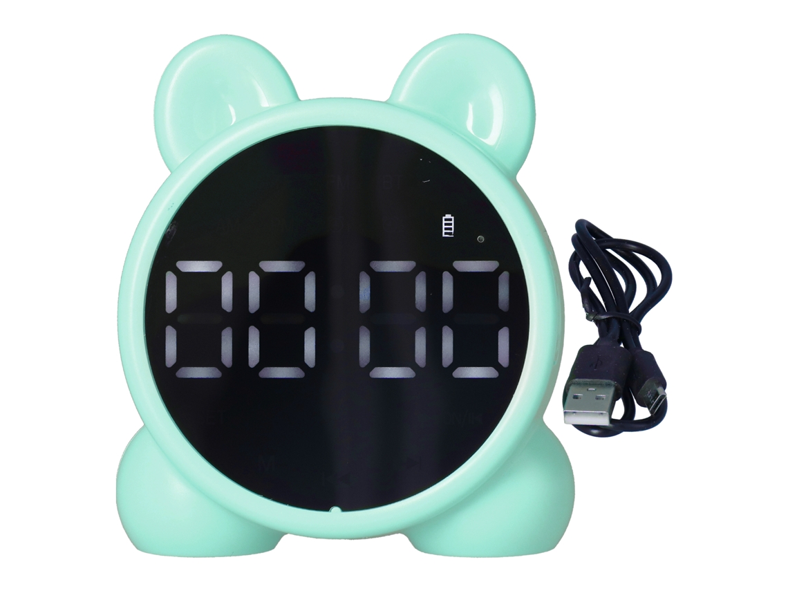 Relógio Alarme LAXISCREED com Alto falante Bluetooth para Crianças