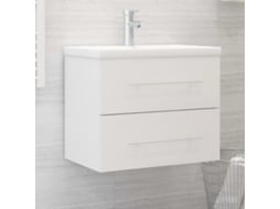 Armário Lavatório 60x38,5x48 Cm Derivados De Madeira Branco