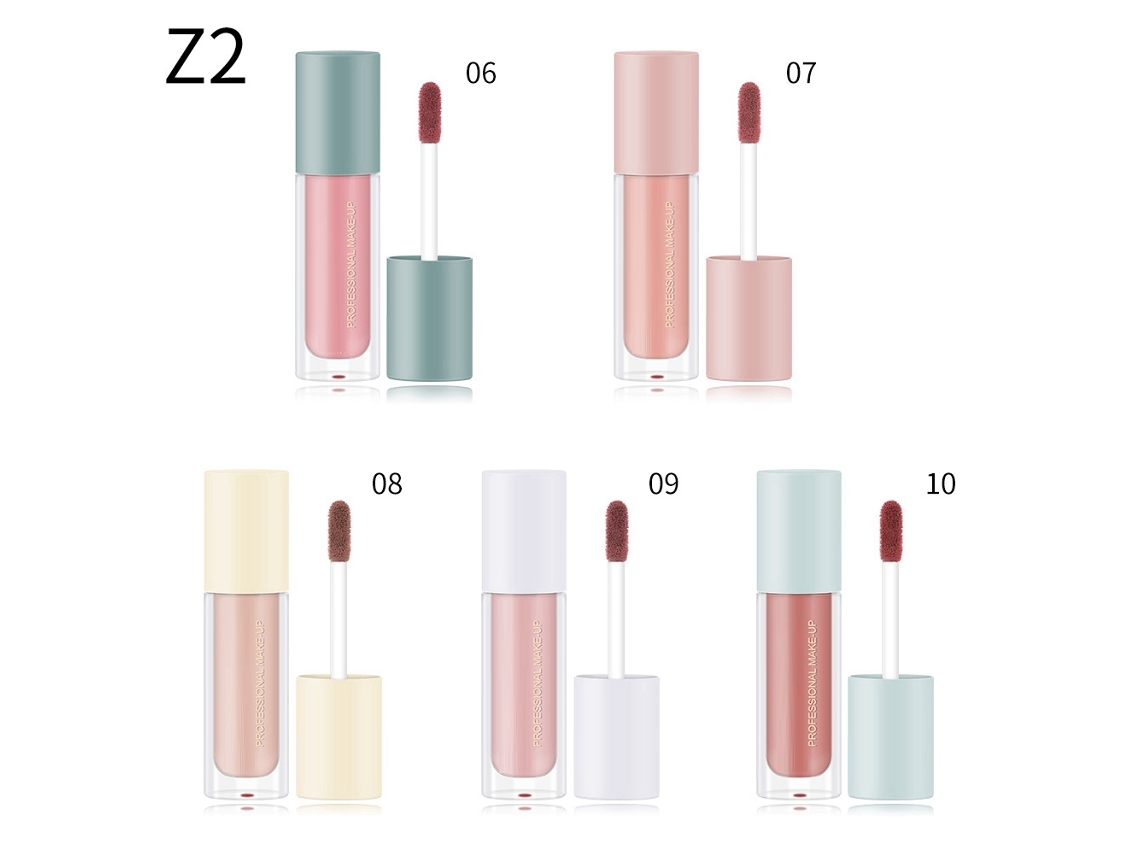 Labial Líquido Mate De Longa Duração Impermeável Suave Maquiagem Cosmética 5pcs Z2