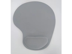 Mousepad com apoio para pulso (cinza)*