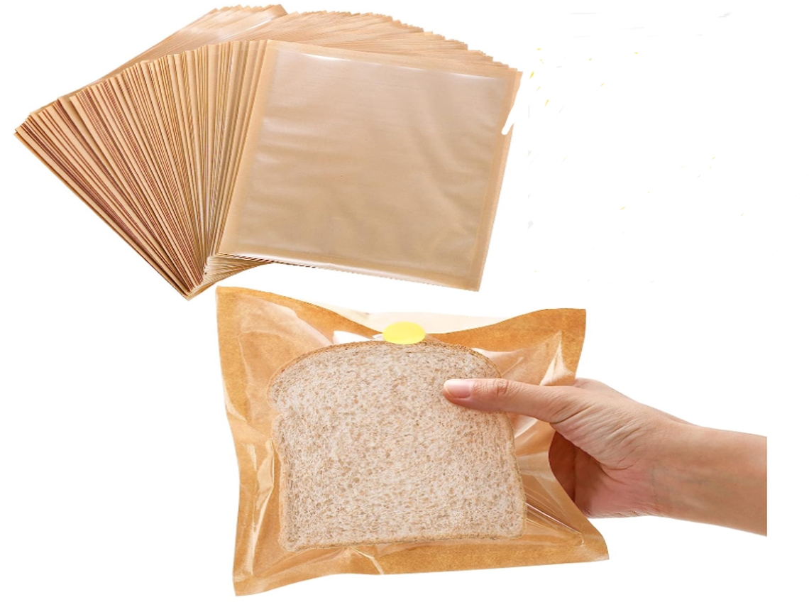 Etiquetas de papel Lurelia, 100 unidades, 17,8 x 19,1 cm, para embalagens e presentes.
