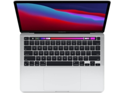 Macbook Pro APPLE Prateado - MYDA2Y/A (13.3'' - Apple M1 - RAM: 8 GB - 256 GB SSD - GPU 8-Core)