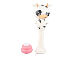 Bastão De Bolhas Elétrico Com Luz E Música Para Crianças 3+ Porco Coelho Vaca