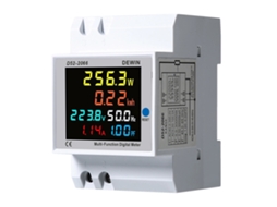 Medidor De Energia Elétrica, Display Lcd, Transformador De Corrente Integrado, Ac 40v-300v