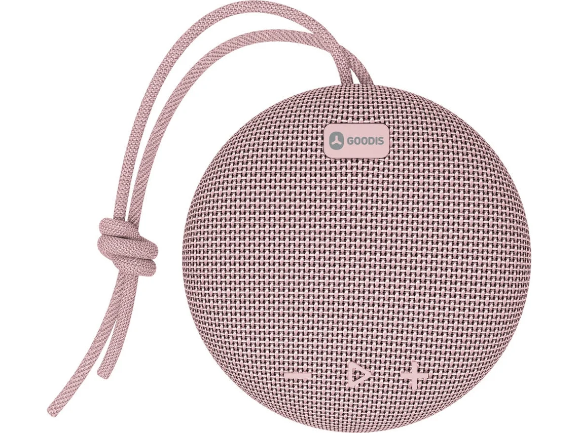 Coluna Bluetooth GOODIS GDBS9020 (5 W - Autonomia: até 13 h - Alcance: até 10 m - Rosa)