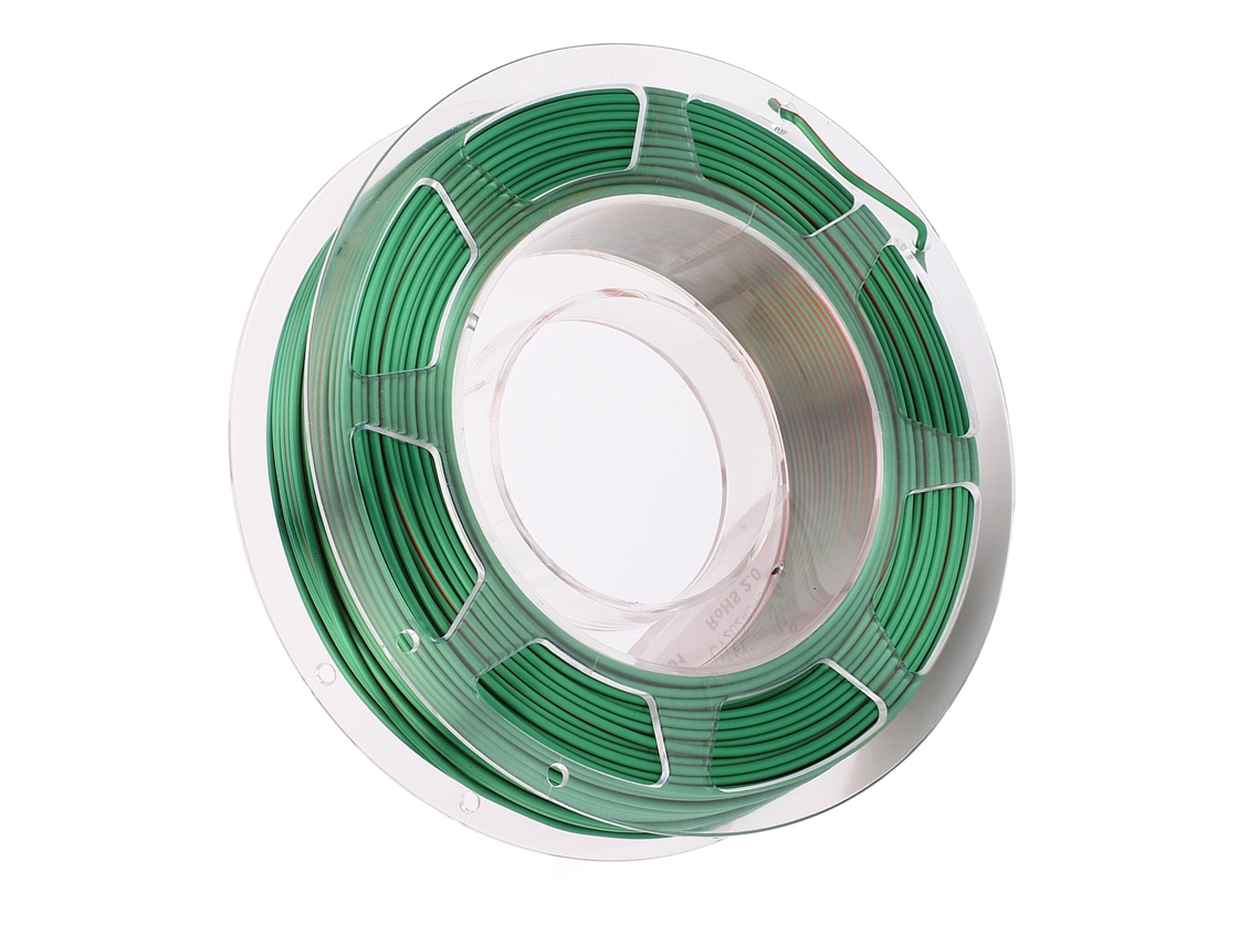 Fio Pla Para Impressora 3d 1,75mm Bobina Pacote 200g Consumível De Impressão Cor Verde Vermelho Seda