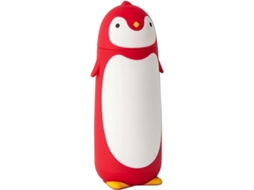 Garrafa Térmica Jusch Penguin Em Aço Inoxidável, Para Viagens, Chá, Água, Café (vermelha) (wz1479)