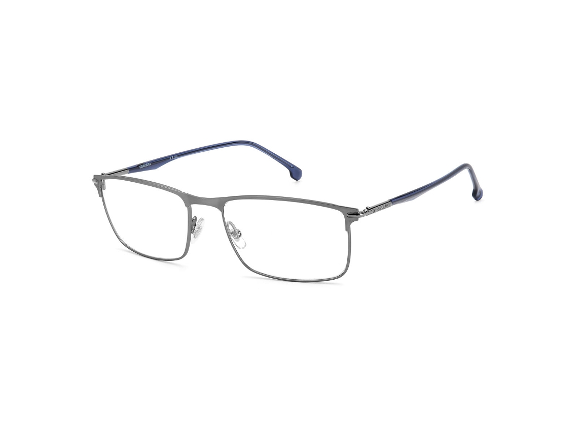 Armação de óculos de grau masculina Carrera Carrera-288-r80f718 (cinza - metal - 145 mm - Ø 57 mm)