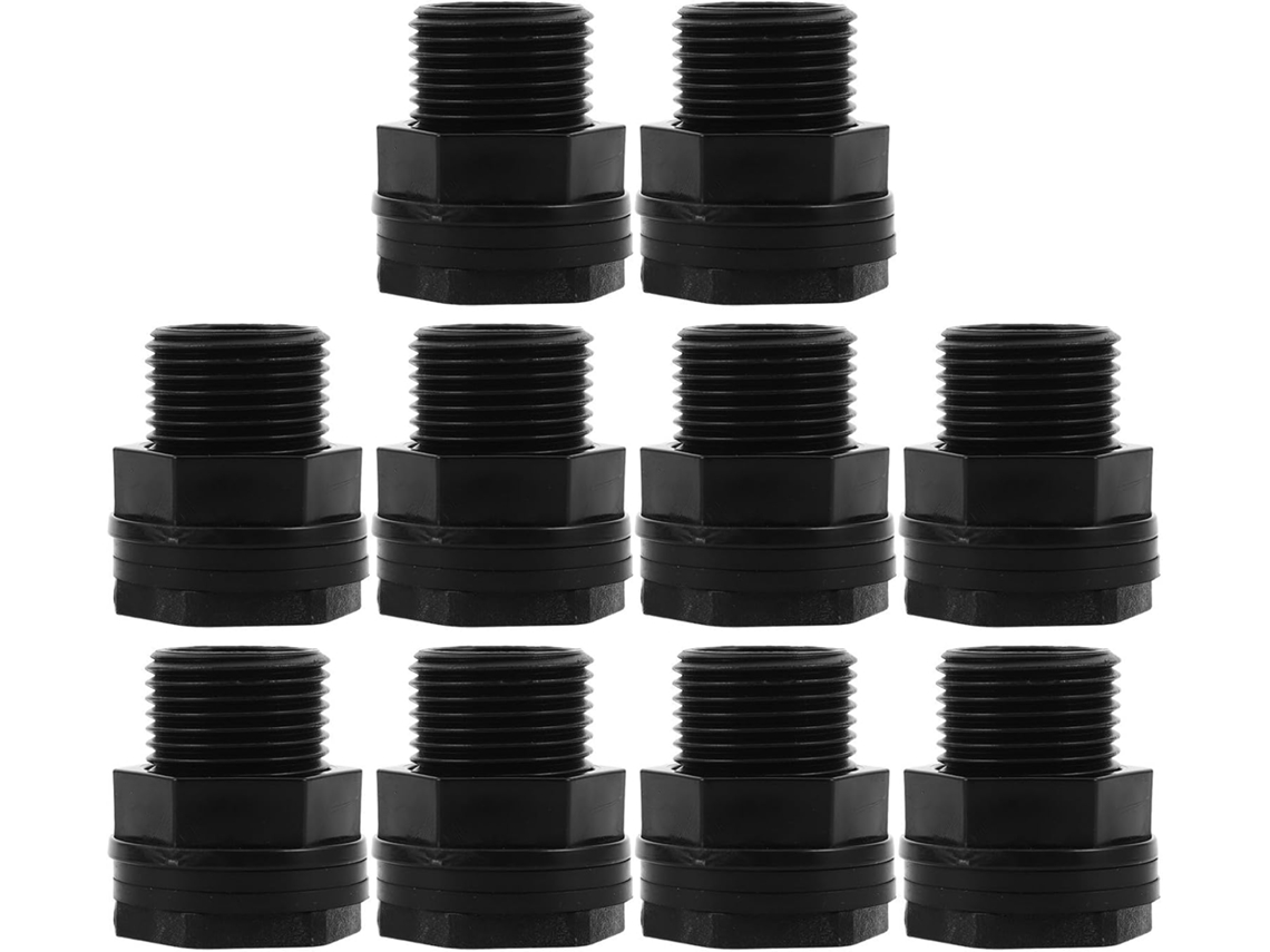 Conjunto De 10 Conexões Rápidas Para Mangueiras Jardim 1/2 Npt X 3/4