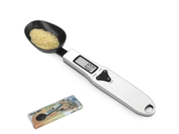 Balança Digital 0.1-300g Lcd Em Aço Inoxidável 230x50x23mm