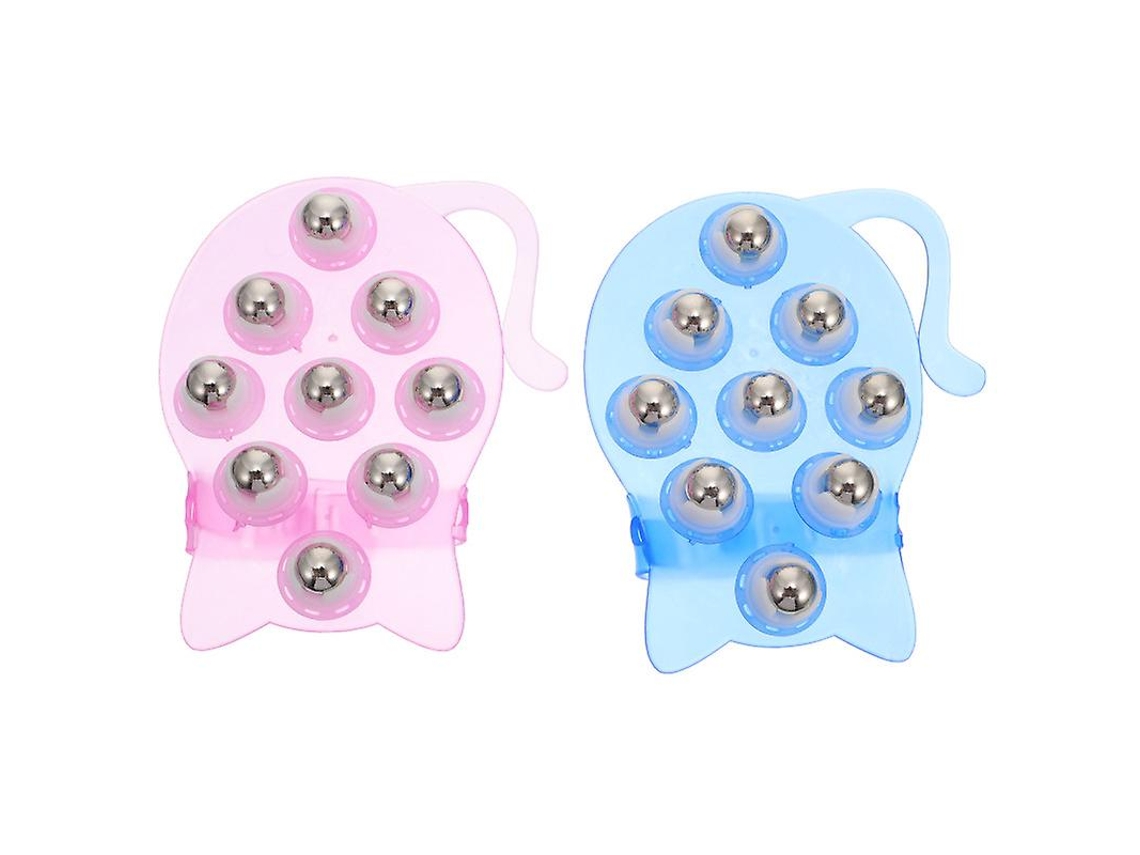 2pcs Massageador De Bola De Aço Allinless