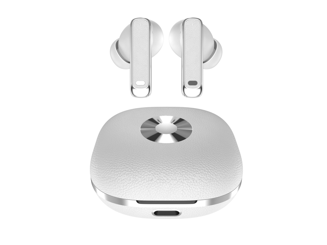 Auriculares Bluetooth Panoona 5.0 Hifi Estéreo Cancelamento De Ruído Branco