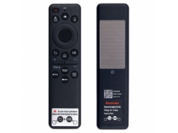 Comando À Distância Solar Com Voz Para Tv Samsung, Recarregável Usb-c, Compatível Bn59-01480a_zhd
