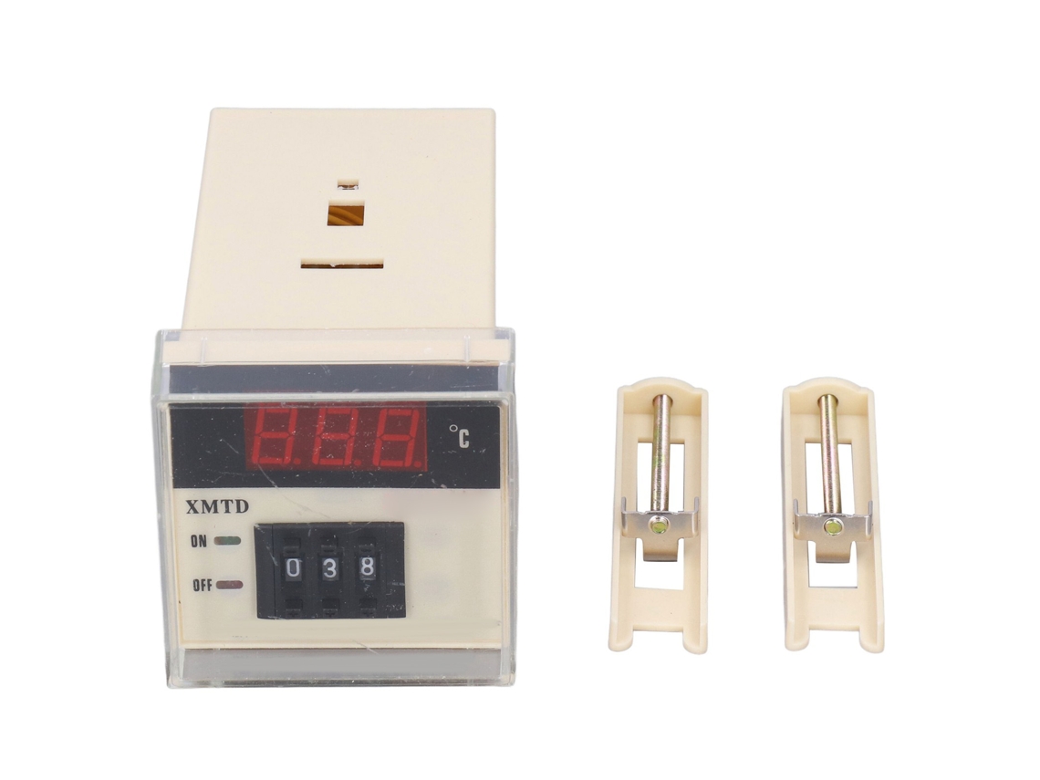 Controlador De Temperatura Termostato Com Display Digital 0-999℃ Tipo K Para Aquecimento E Resfriamento Ac