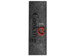 Vidaxl Tapete De Cozinha Lavável Com Design Cooking 60x180 Cm