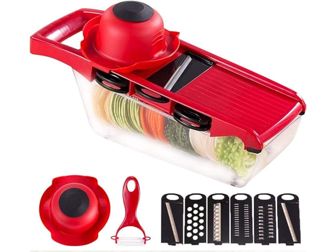 Espiralizador Compacto, 6 Lâminas, Caixa DUREFORWARD