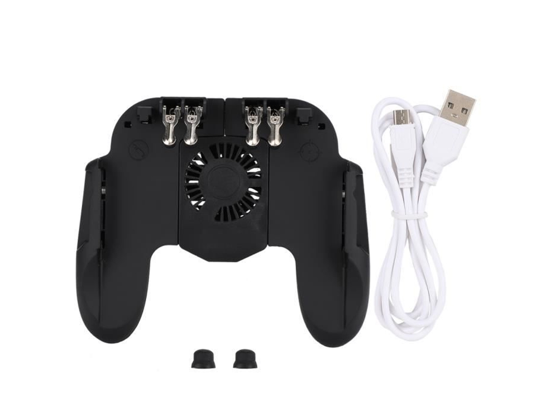 Gamepad HURRISE para Smartphone Gamepad para Smartphone Controlador de Jogo para Telefone com Ventilador de Videogame