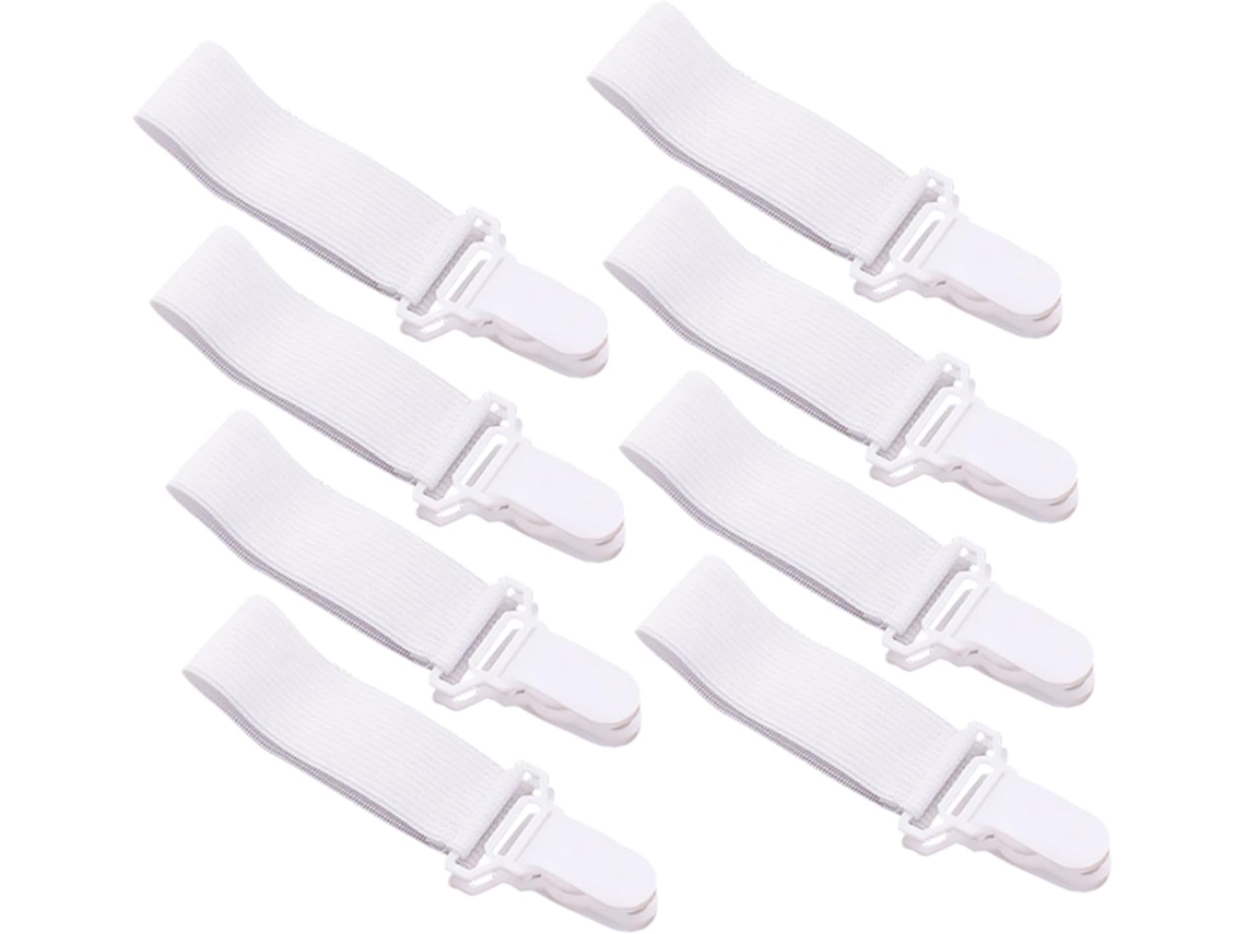 Conjunto de 16 Prendedores Lençol Práticos e Antiderrapantes, Feitos Plástico Resistente com CHABERLU