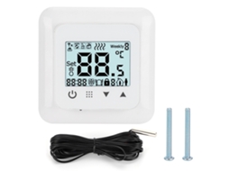 Termostato Inteligente com Tela Touch para Piso Aquecimento 90-240V S/MARCA