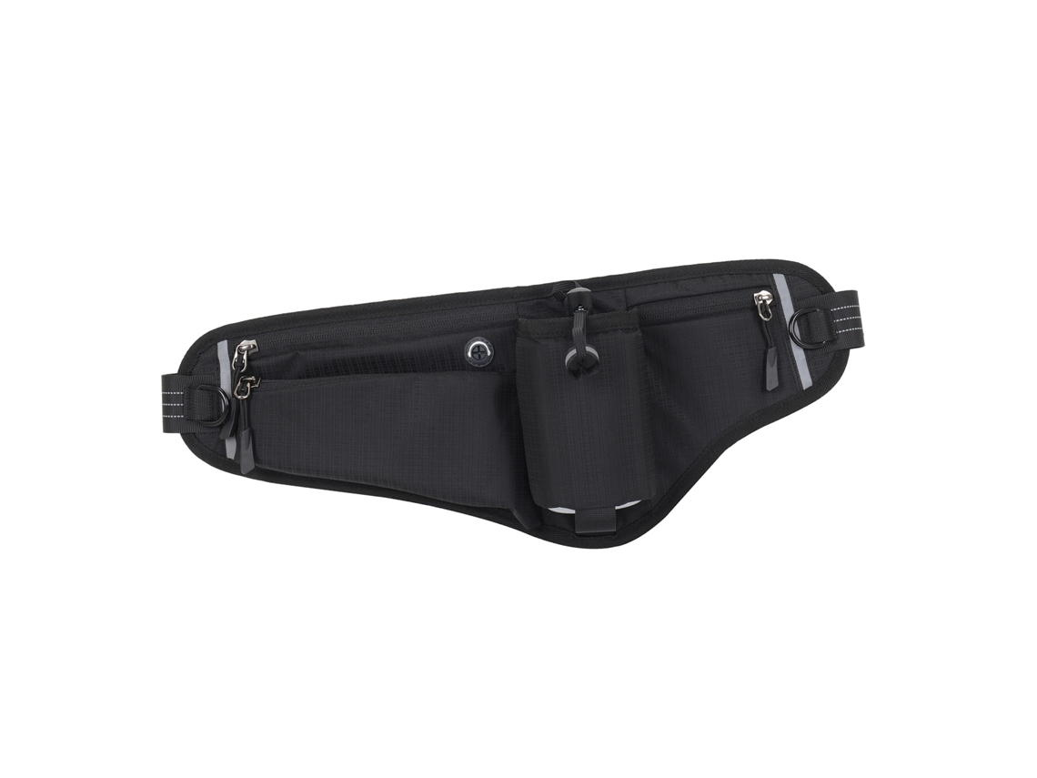 Business bolsa de Cintura para Corrida, Ajustável, com Suporte para Garrafa de Água e Bolsos com Zíper