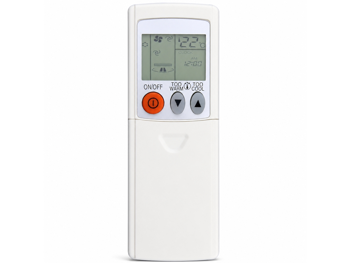 Comando Remoto Para Ar Condicionado Compatível Com Mitsubishi Kp3as Kp3bs Kp2bs Km05b Km07e Kd06es Branco