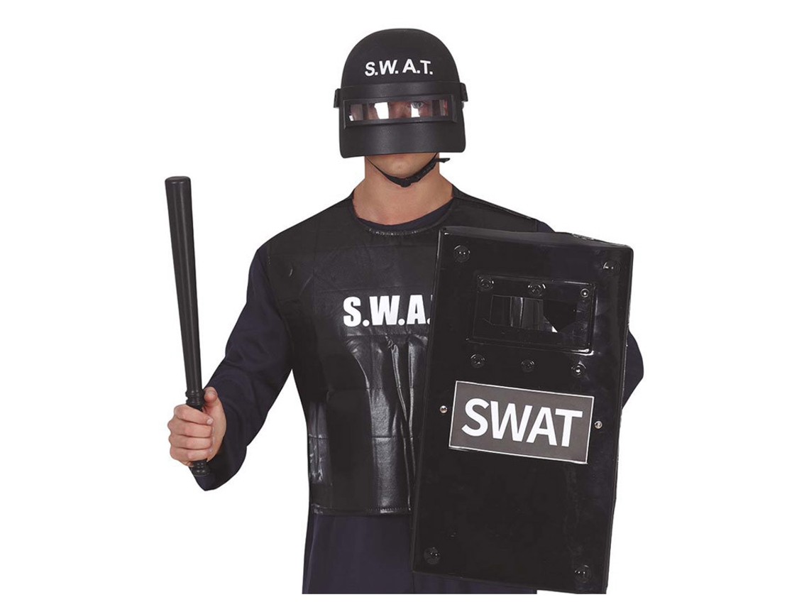 Escudo GUIRCA Swat Preto 65X30 Cm