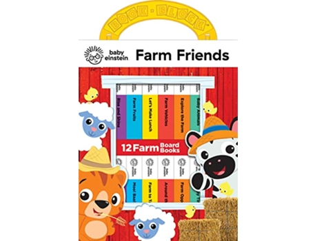 Livro Baby Einstein Farm Friends 12 Board Books My First Library de Pi Kids (Inglês - Capa Dura)