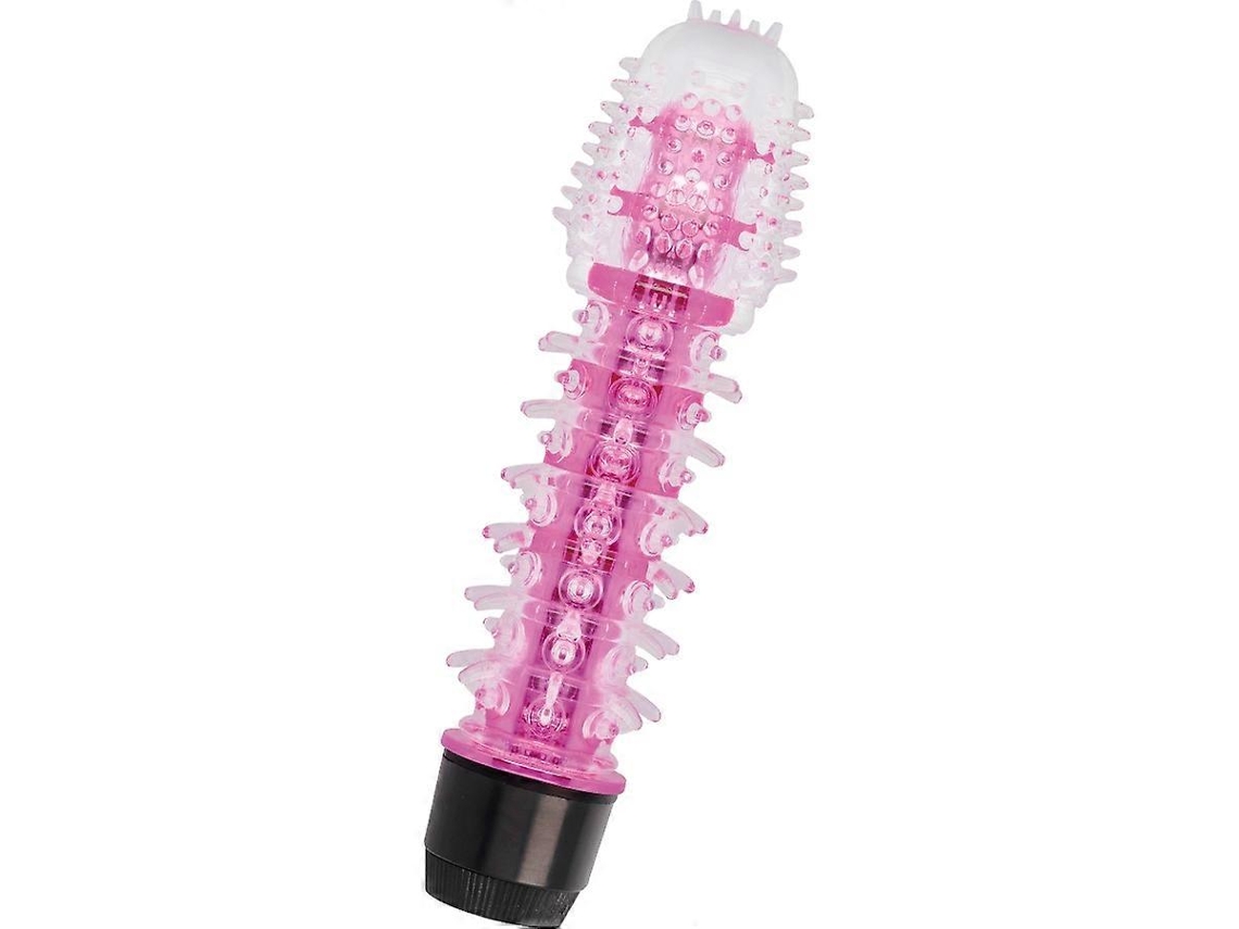 Vibrador Axel Rosa Na Cor Branca
