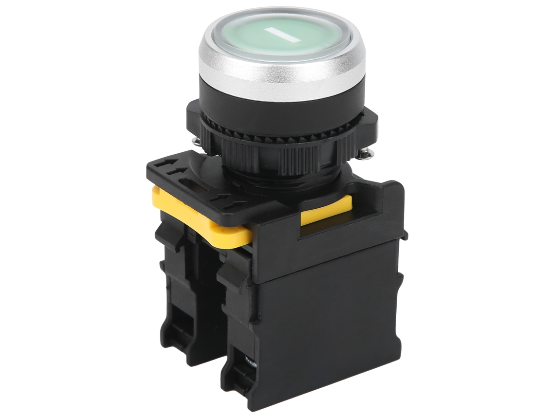 Botão De Iniciar Com Push Switch À Prova De Água Ac220v 10a Verde Acessórios Elétricos