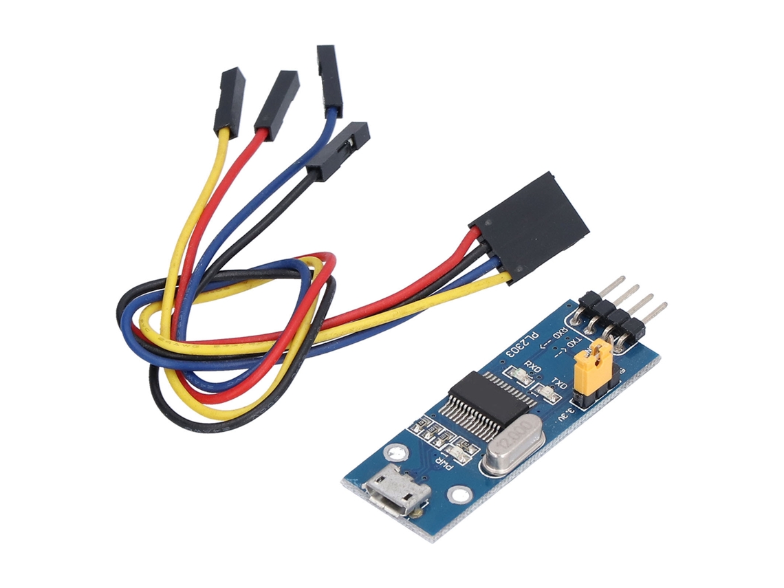 Módulo PL2303 PCB pequeno tamanho componente eletrônico conversor USB a UART TTL para interfaces diversas