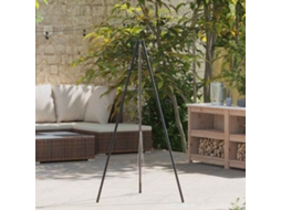 Vidaxl Tripé Para Fogueira Preto 92 X 92 X 151,5 Cm Aço
