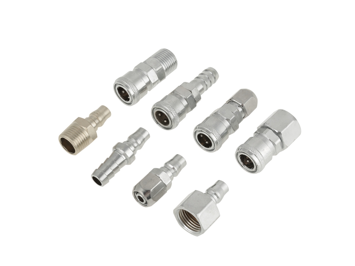 Kit De Mangueira De Compressor De Ar Pneumático Com Conector Rápido Laxiscreed Para Bsp 1/2"