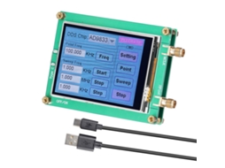 Módulo gerador de sinal DDS com tela tática 10bit DAC ondas senoidal quadrada triangular marca
