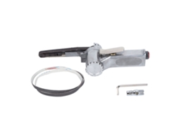 Lijadora De Correa Aire 10mm Acero Inoxidable Herramienta Manual De Esmerilado 360° Con Lijas 60 80 120